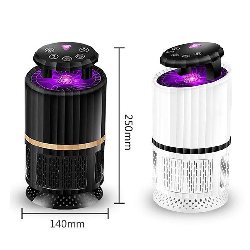 Mückenfalle mit USB-Anschluss, UV-Licht-Insektenvernichter, leise, sicher und ungiftig, LED-Mückenvernichterlampe für Wohnzimmer, Kinderzimmer, Schlafzimmer und Esszimmer (B)