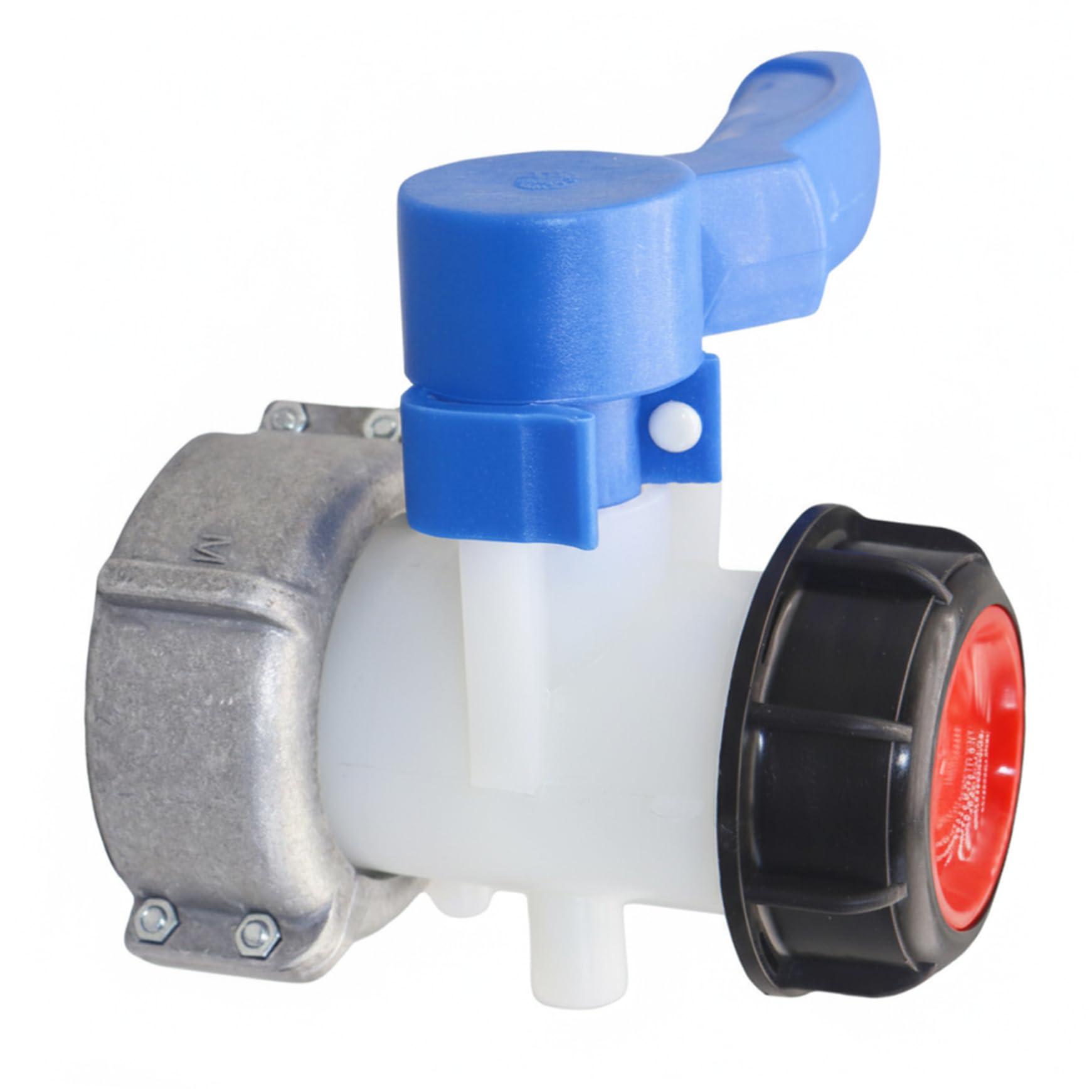 IBC Tote Valve, DN50 (75mm) Aluminum Alloy Valve for 1000L IBC Totes, Precision Control Tote Adapter, DN40 (62mm) Compatible