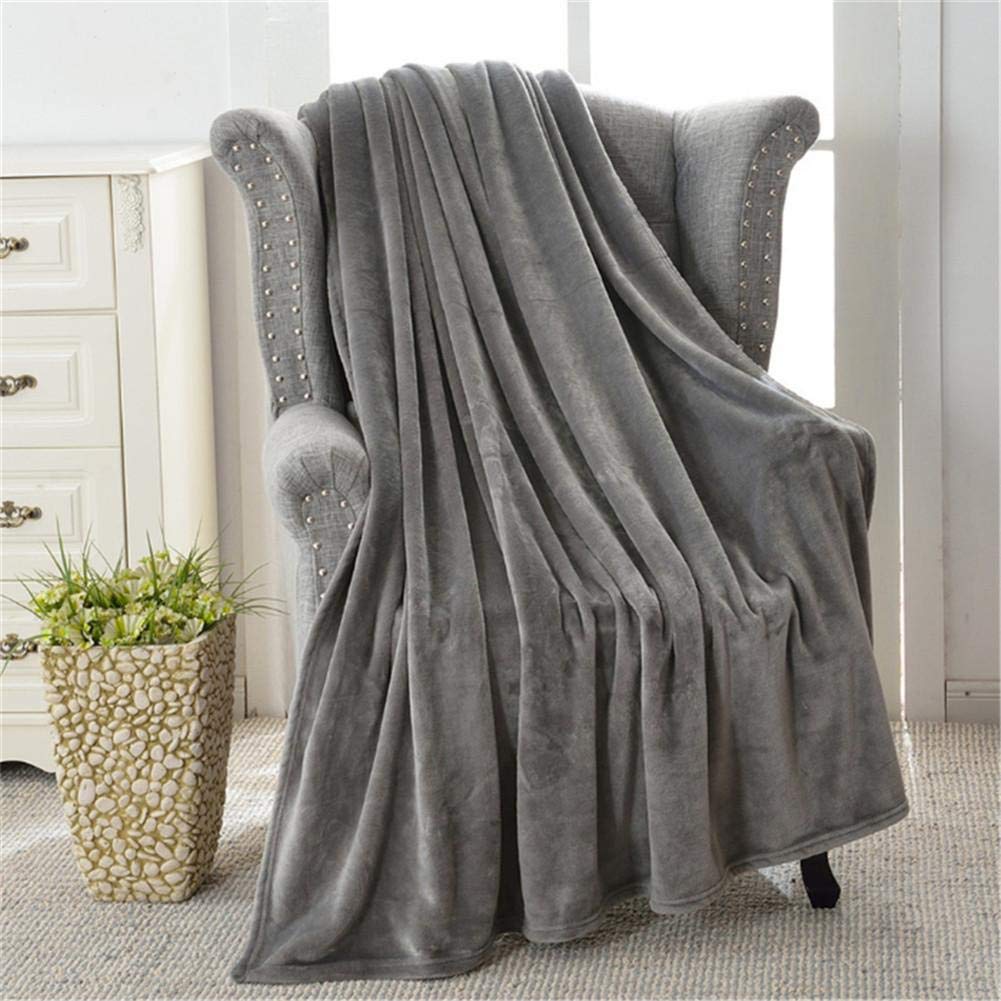 Flannel Fleece Throw Blankets Size Single Warm Fuzzy Microfiber Blanket For Bed Or Sofa
