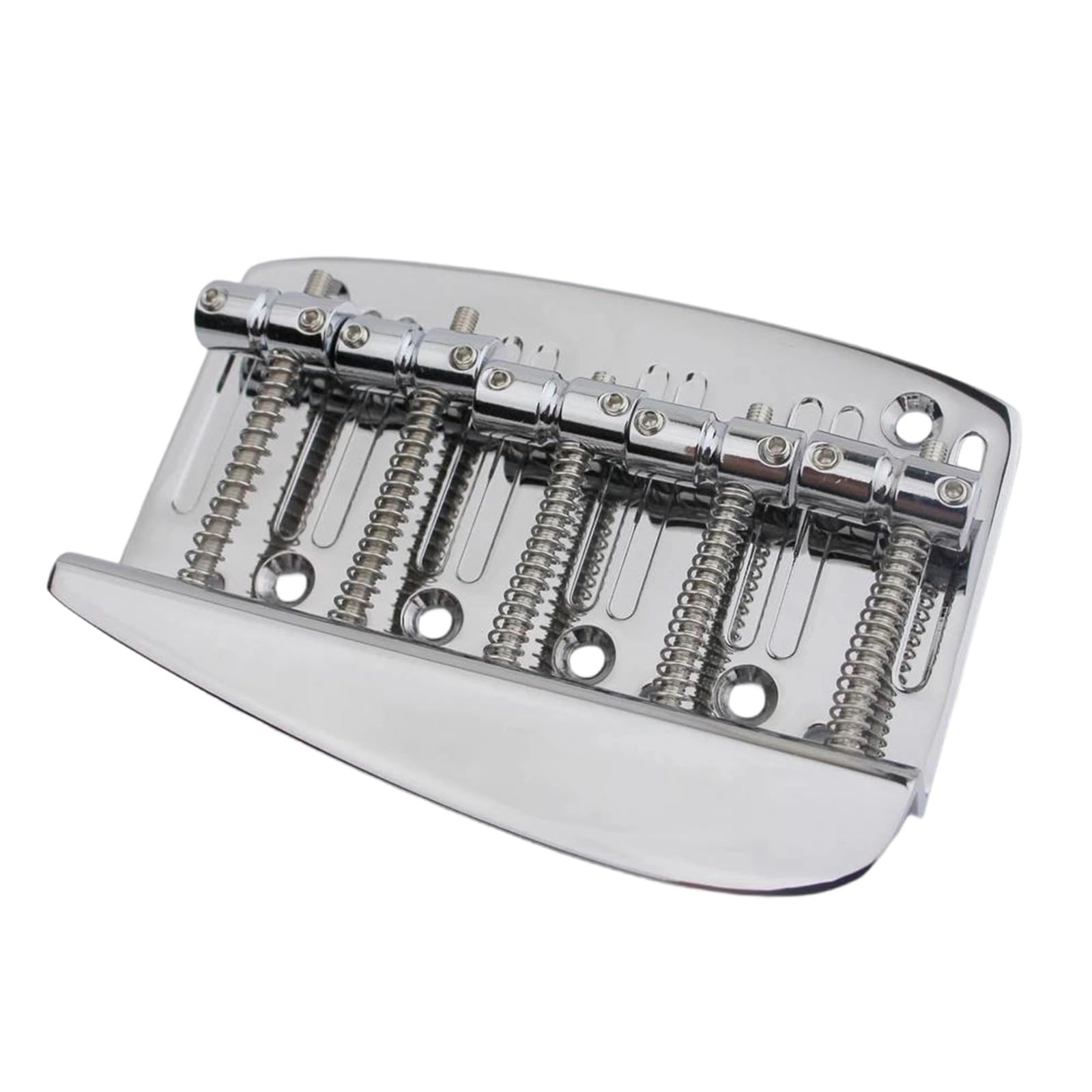 Standard Mostek Gitarowy Materiał Mosiężny 5 Strunowy Twardy Ogon Stały Mostek Basowy Chromowane Czarne Złoto(Chrome)