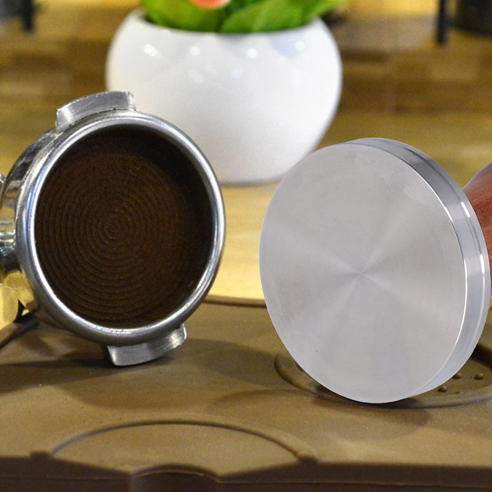 Tampone per caffettiera, manomissione piatta, facile da pulire, anti incrostazione, per caffetteria, ufficio per caffè e casa