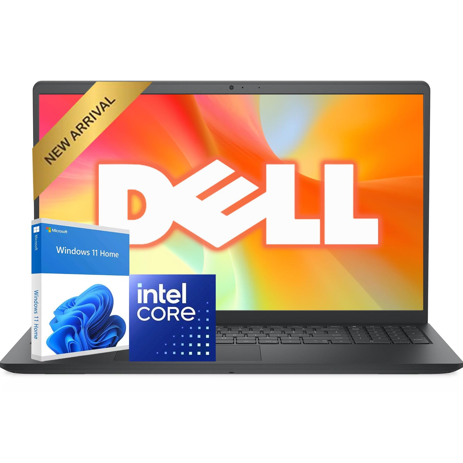Dell Inspiron 15.6" Laptop Computer | Anti-Glare Display | Intel High-Performance CPU | Wi-Fi & HD Webcam | 16GB RAM | 512GB SSD | Long Battery Life |