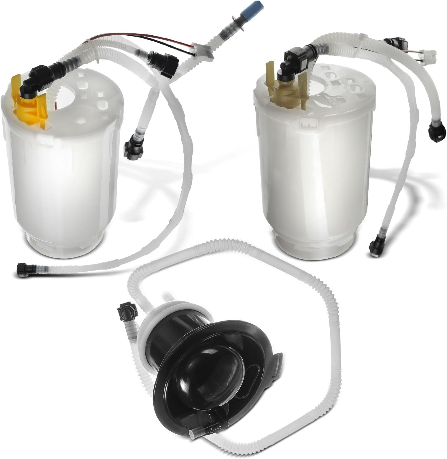 A-Premium Fuel Filter and Fuel Pump Assembly Replacement for Porsche Cayenne 2008-2010 3.6L 4.8L 3-PC Set