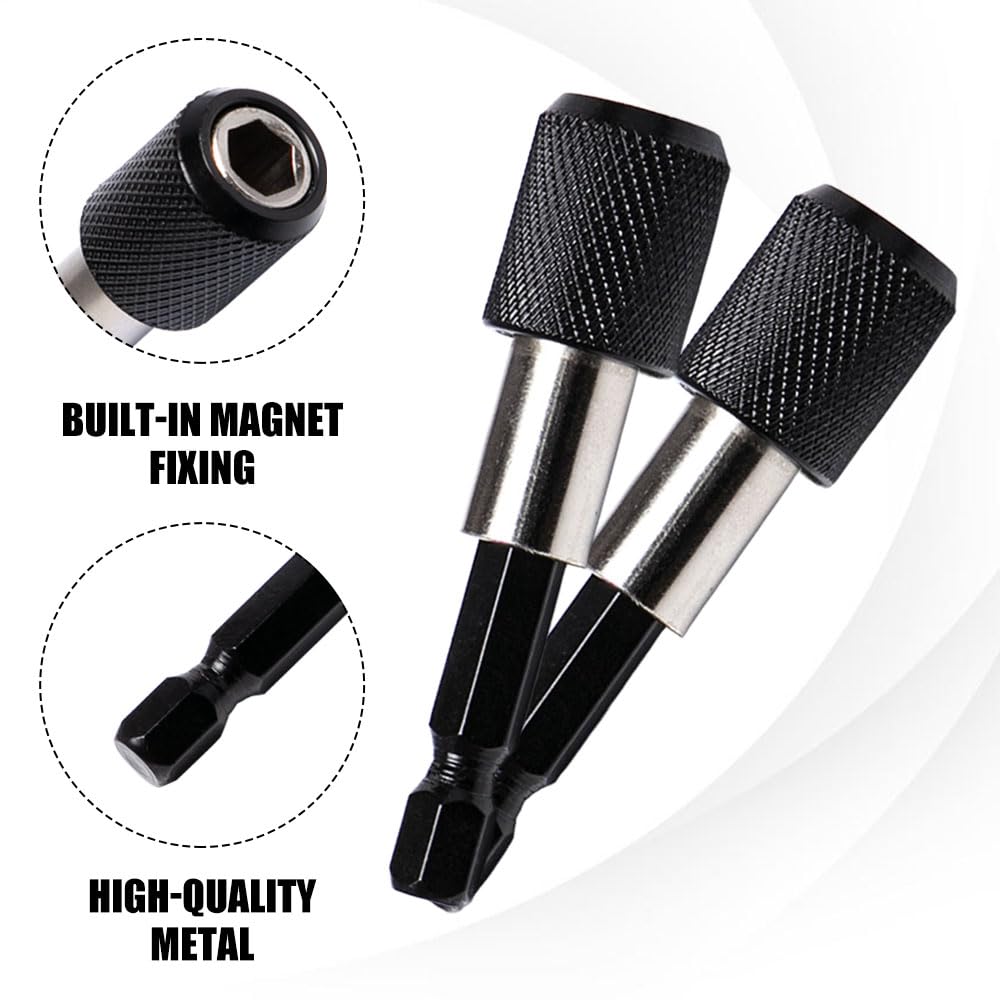 HÖGERT Bithalter 1/4" Quick-Release Magnetisch - Foto 3