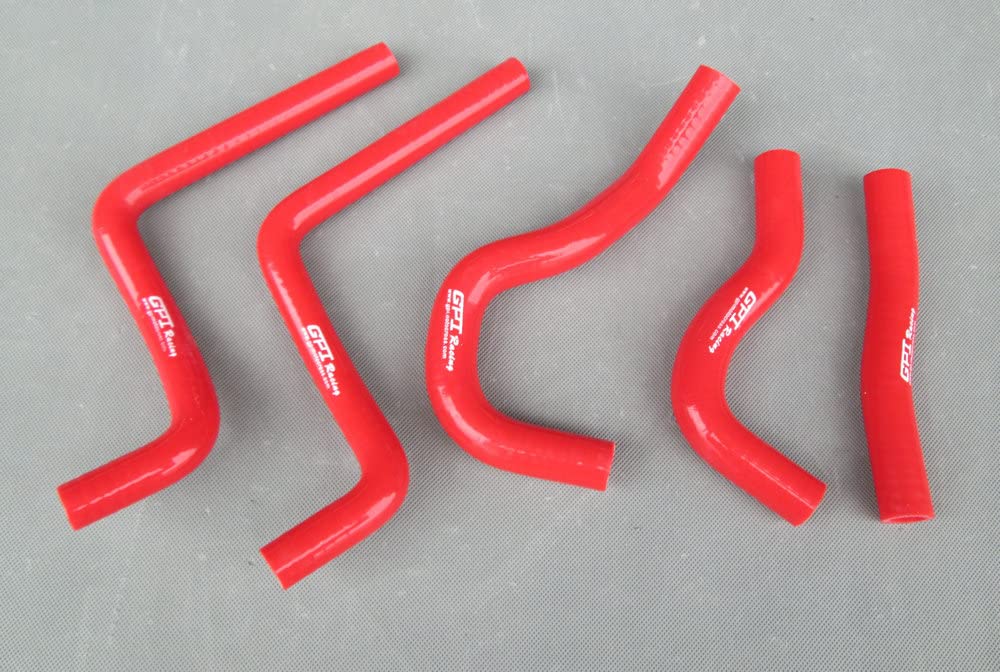 Arancione FIT per Hon-da CR125 CR 125 2003 2004 03 04 tubo radiatore in silicone (rosso)