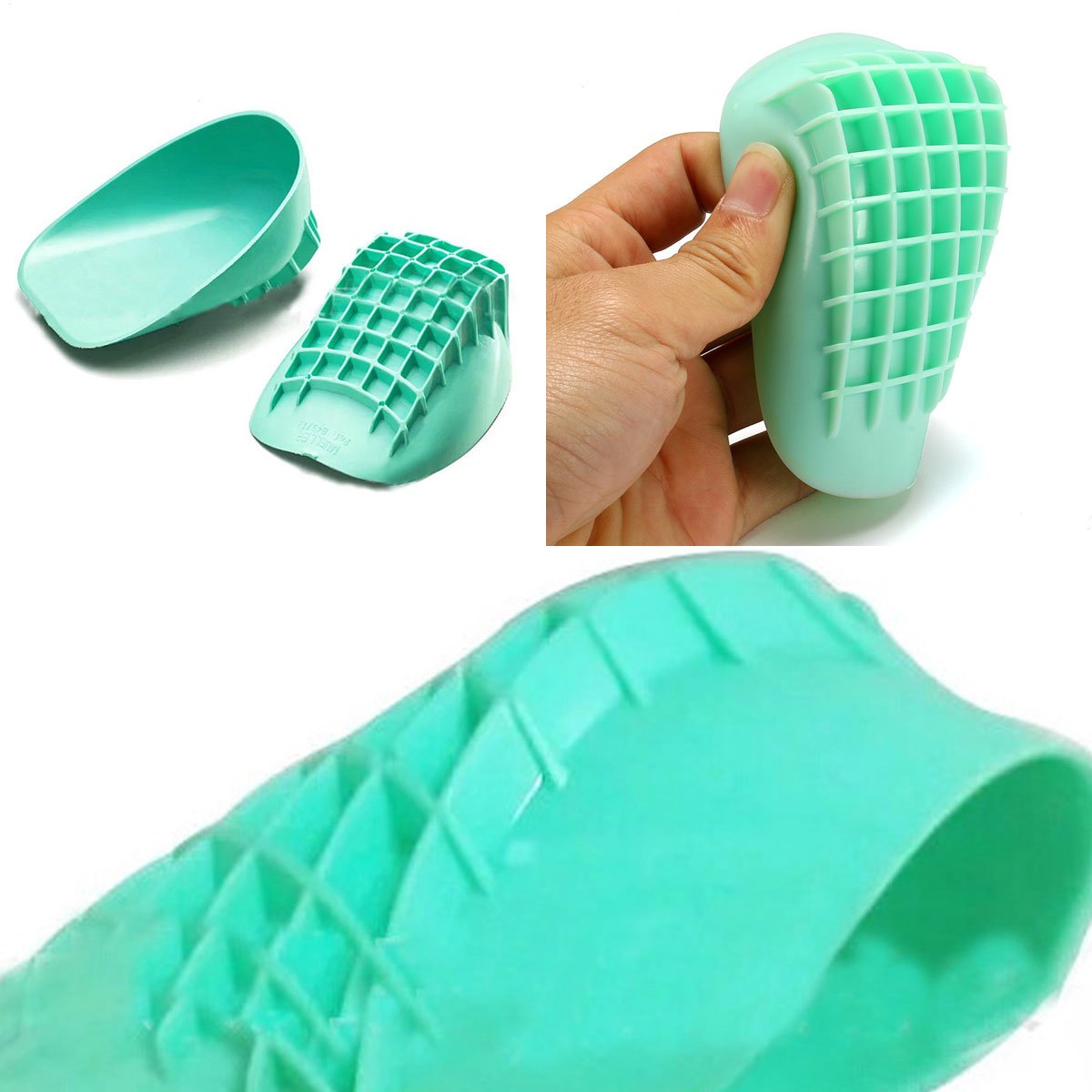 pedimend Einlegesohlen Plantarfasziitis Double Kissen – 4 Stück | Achilles Schmerzlinderung | Arch Unterstützung | Heavy Duty Gel Comfort Heel Cups für Tibialis-Posterior