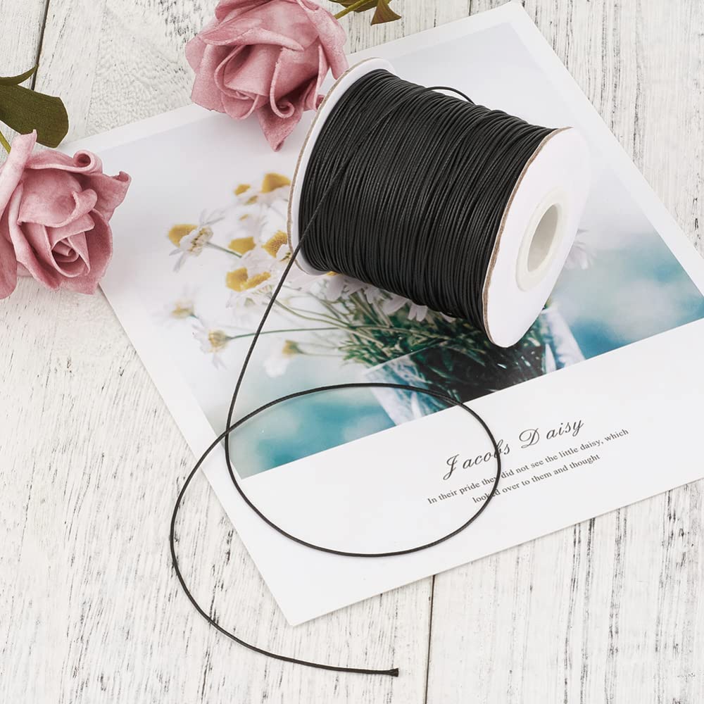 Bestewelry 185 Yards 0.5mm Waxed Polyester Cord Thread Waxed Beading Strings for Jewelry Bracelet Making… - Image 4