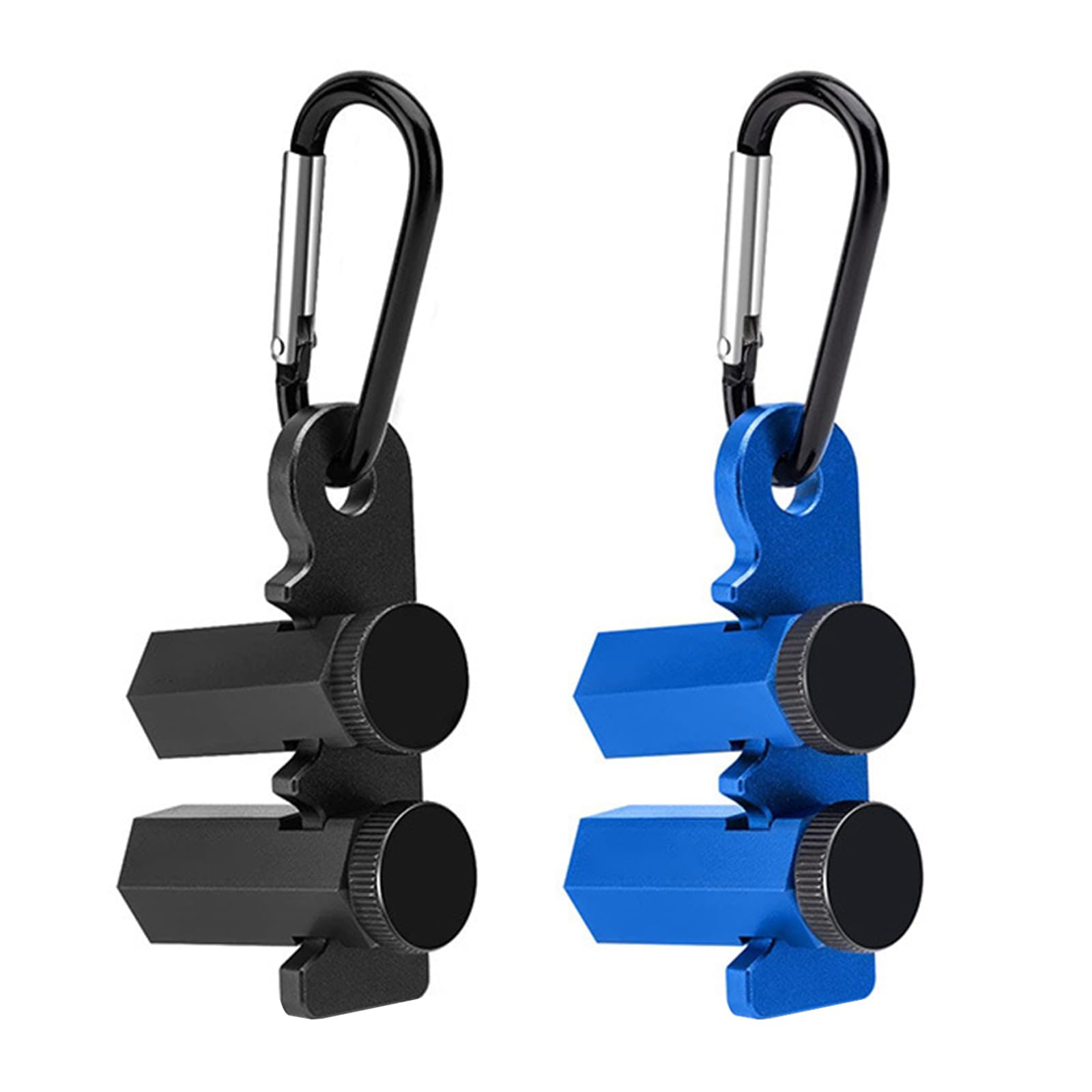 hokojix Stair Gauges for Framing Square,Non-slip Framing Square Stops with Holder, Framing Tools for Woodworking, 4.2x1.96cm, Blue