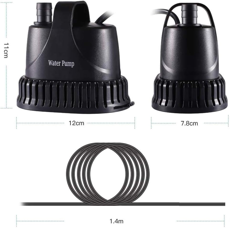 大きな取引 Etelux 水中ポンプ ミニポンプ 循環ポンプ 水槽用ウォーターポンプ 給水 排水ポンプ 潜水インストール 水族館給水 水槽水循環 静音設計 説明書付き Ipx8防水 2400l H 30w Glm Co Il