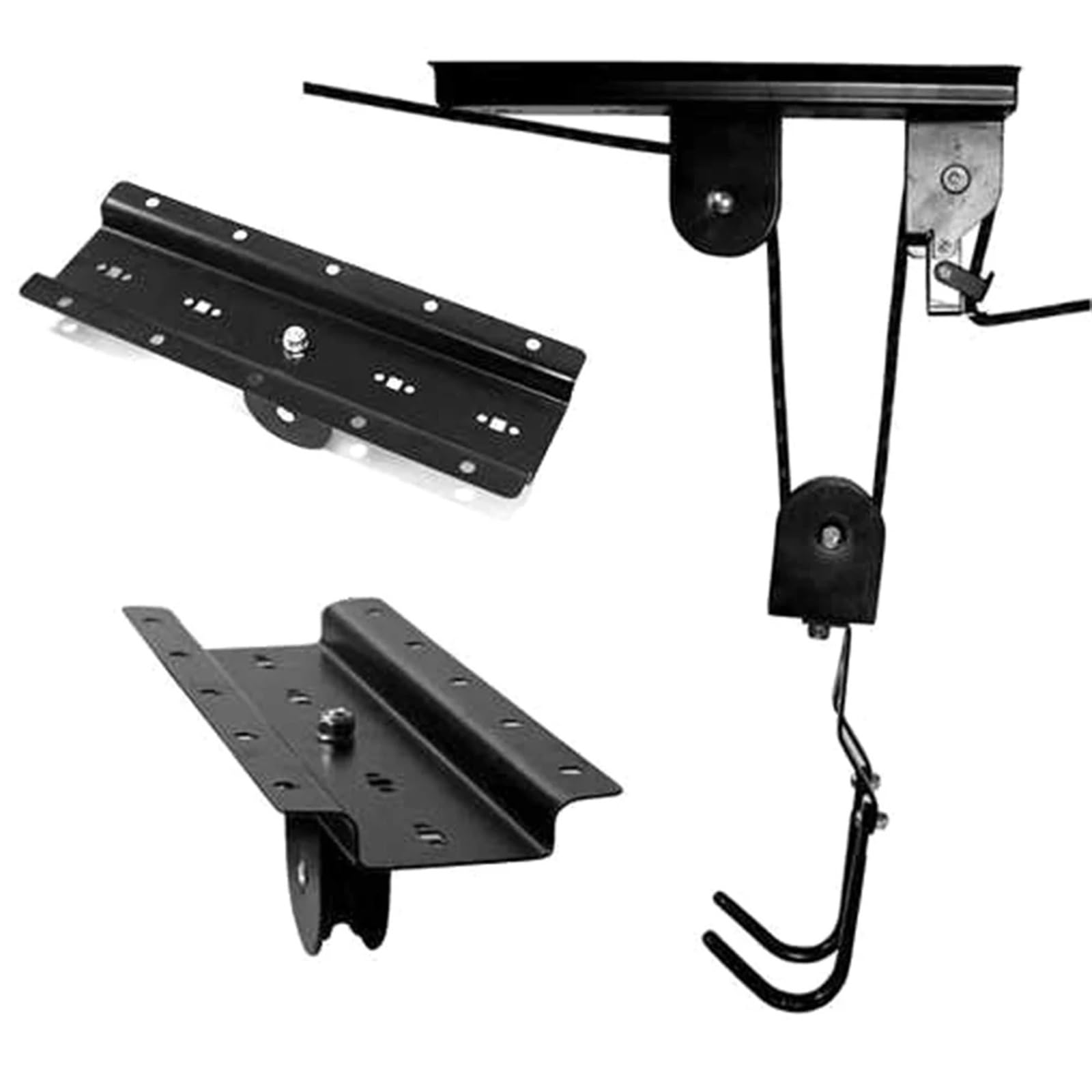 Kajak-deckenlift Fahrradaufhänger mit 60 kg Lager, Flaschenzug, Garagenaufbewahrung, Fahrradlift, Flaschenzugsystem for Fahrrad, Kajak, robuster Decken-Fahrradaufhänger Garagen-lagerlift(Type 2)