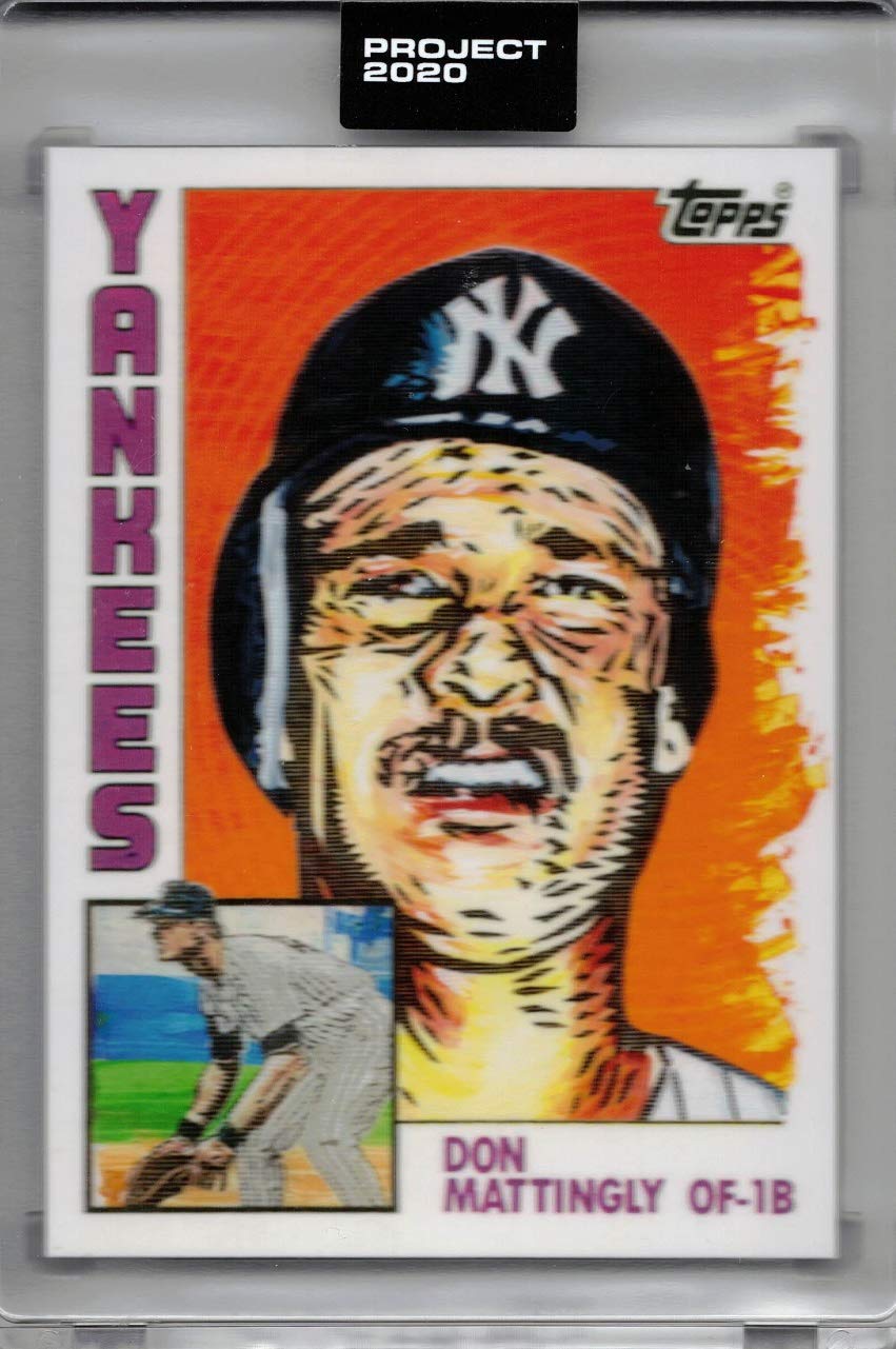 Topps Project 2020 Baseball Card #33 1984 Don Mattingly by Blake Jamieson - Only 2,409 made!