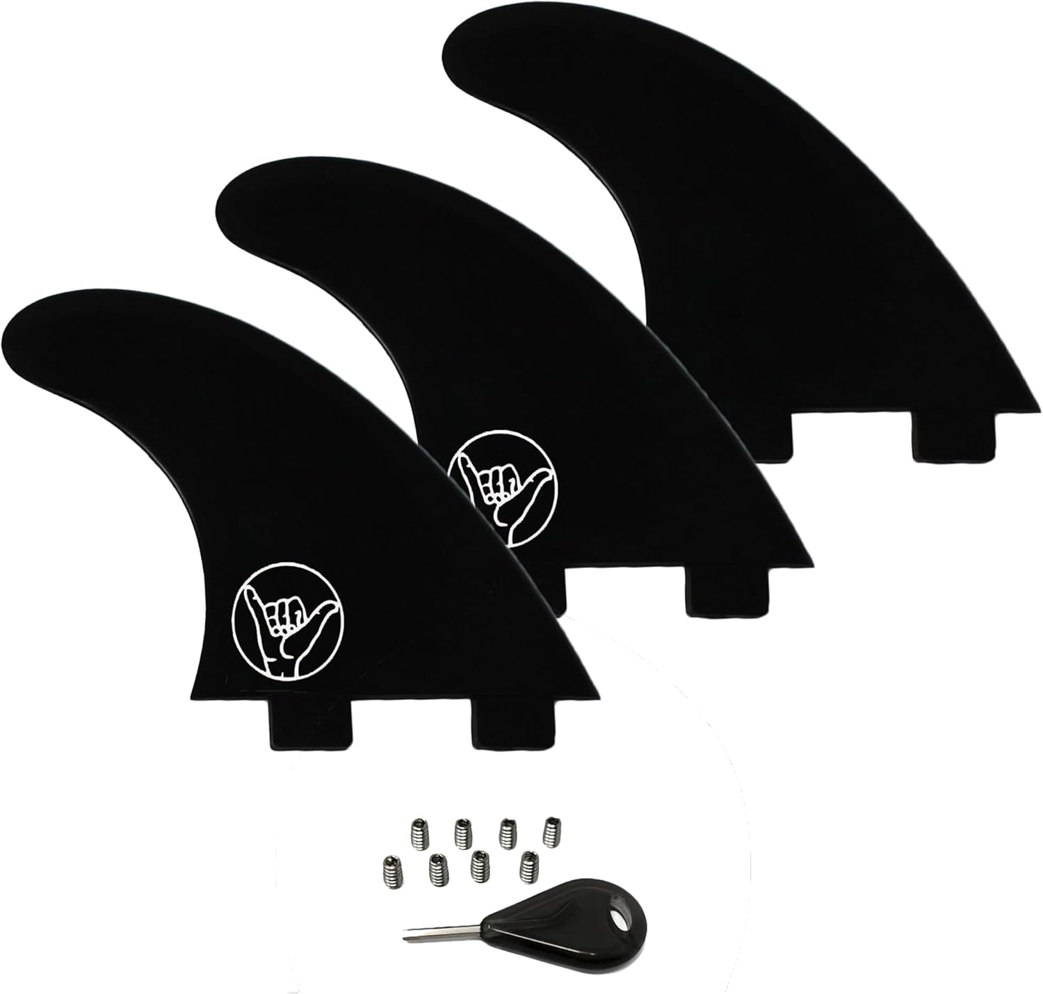 Premium Surfboard Fins Thruster & Quad Fiberglass Reinforced FCS Surf