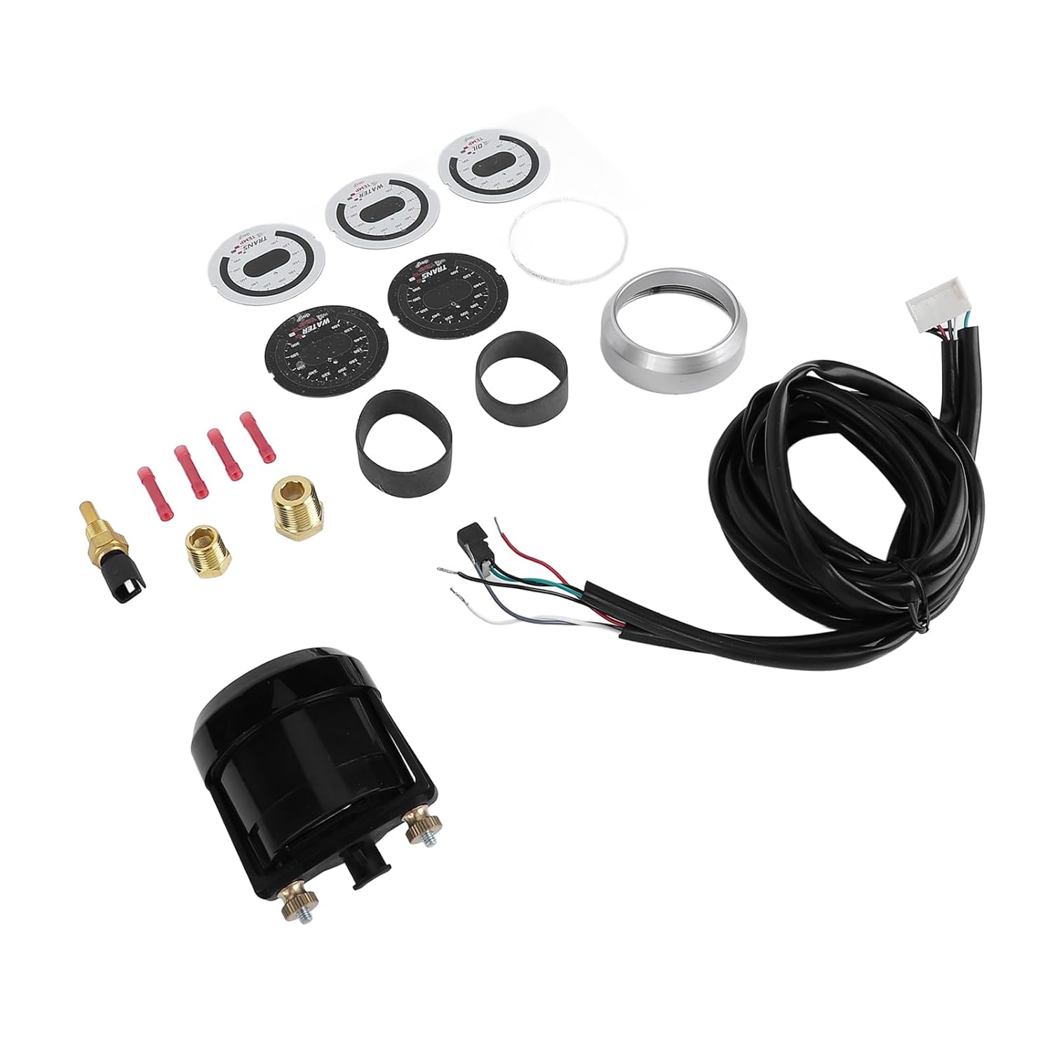 Oil Transmission Water Temperature Gauge Digital 100 to 300℉ Easy to Read Universal Fit 30 4402 for Cars Accurate Temperature Oil Temperature GaugeTrans Temperature GaugeWater