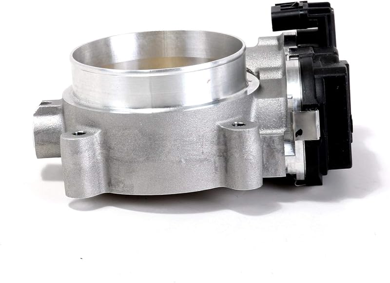 Cuerpo del acelerador BBK Performance 1843, Power Plus, brida de la culata, cuchilla única de 90 mm, aluminio, natural, compatible con Mopar Gen III Hemi/Mopar 2013-24, cada uno