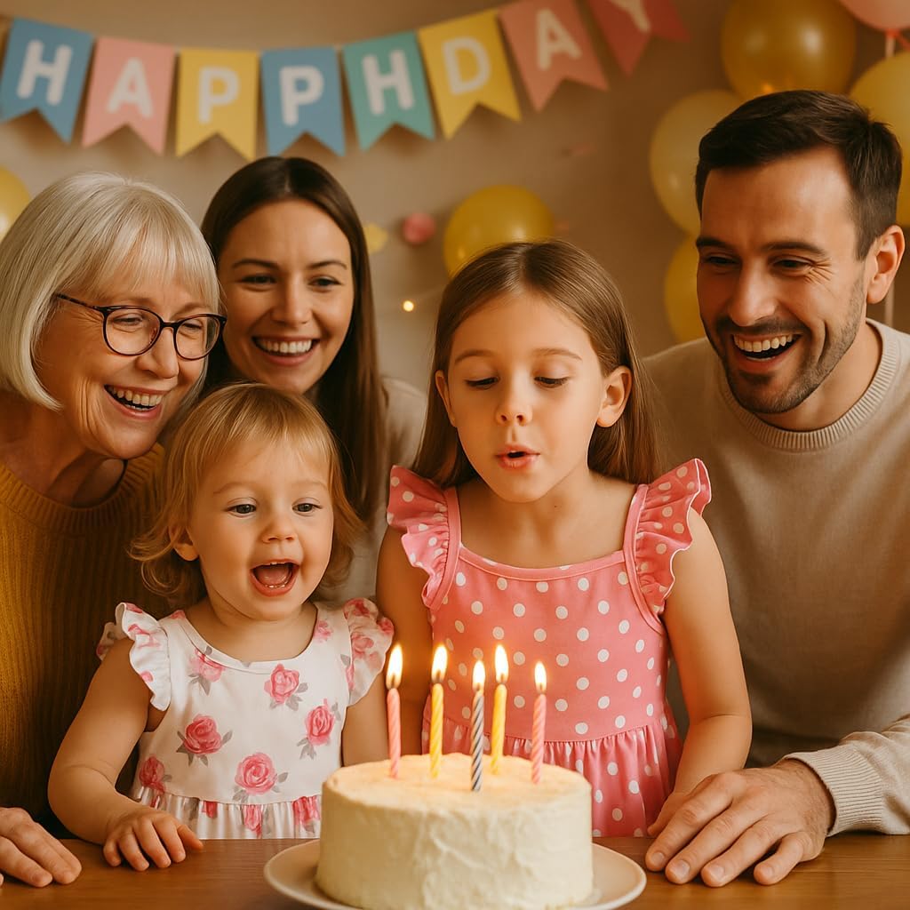 PATPAT Multipack Girl Toddler Dresses Sleeveless Flamingo Striped Toddler Casual Dresses - Image 11