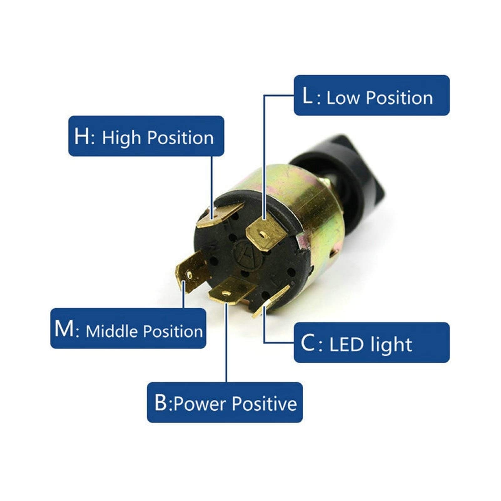 Buy Rotary switch Automotive AC Air Conditioning Evaporator 3 Position