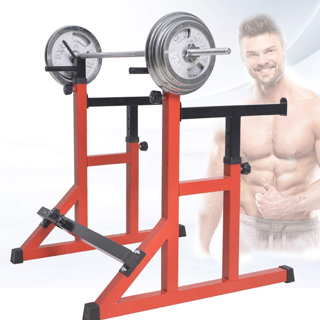 Amazon.co.jp: 調節可能なベンチスクワットラック業務用多機能ベンチ