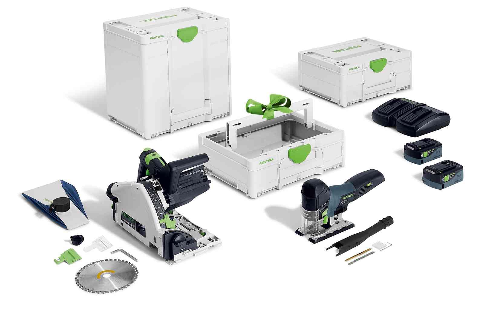 Festool Kit Combo Scie Plongeante TSC 55 K & Scie Sauteuse PSC 420