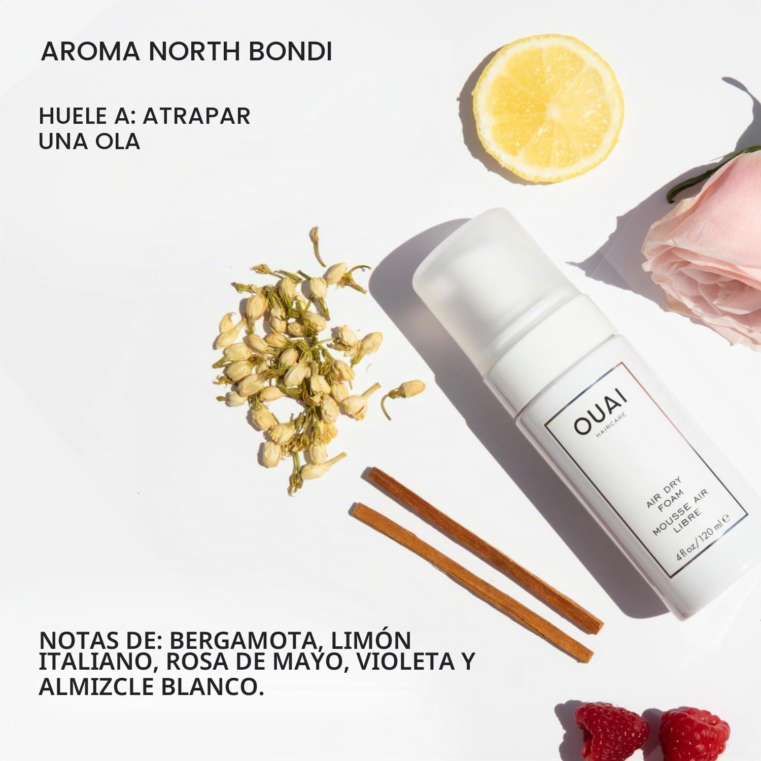 OUAI - Espuma seca para el cuidado del cabello