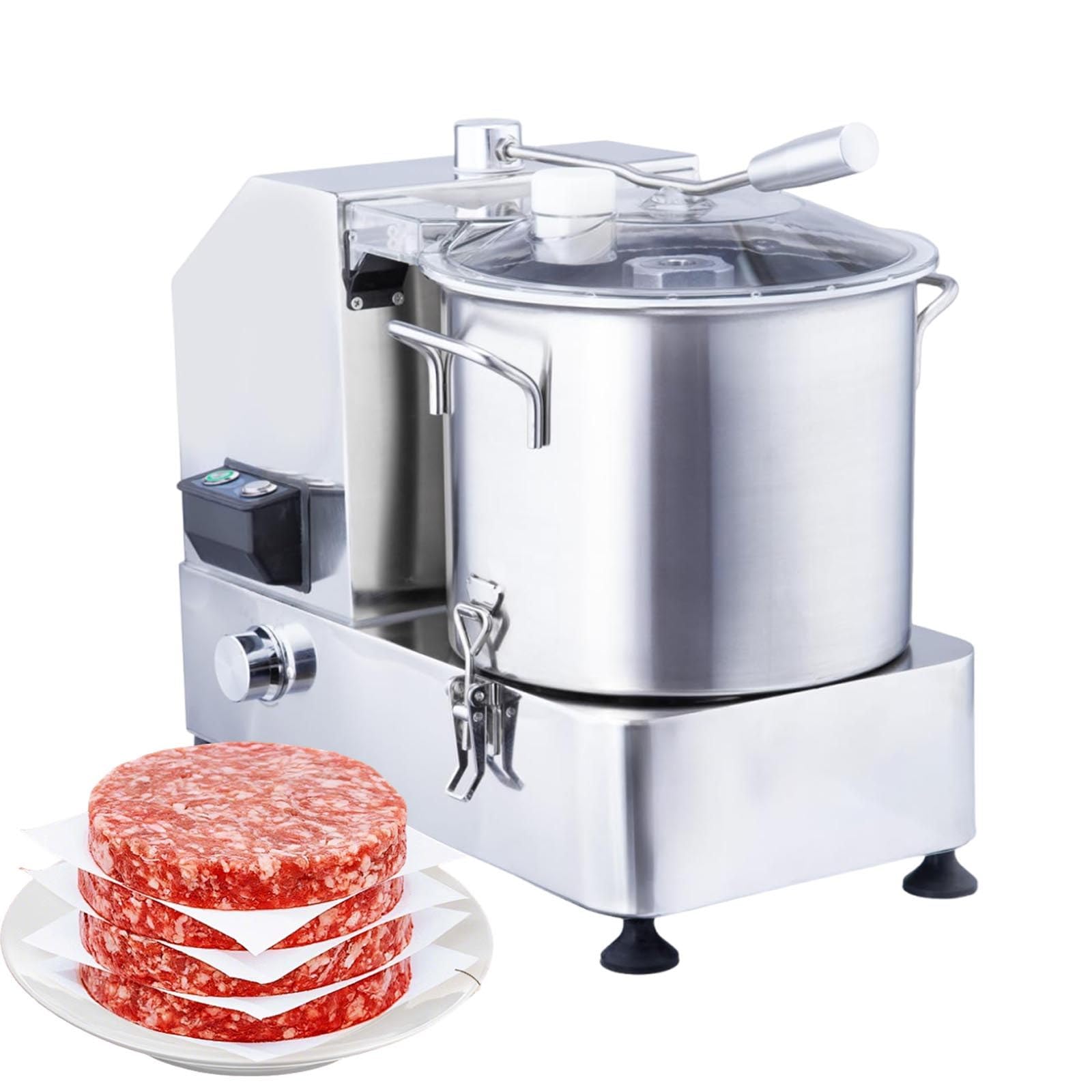 Sunseota Commercial Food Processor, 1800W/2000W Electric Vegetable Cutter Heavy-Duty 9L-1800W