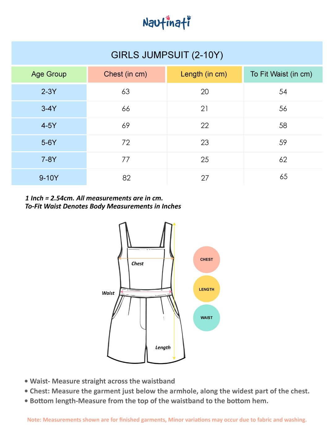Nautinati Girls Printed Strap Sleeve Jumpsuit with Waist Tie Up | Rayon | Age 0-3 Years 4