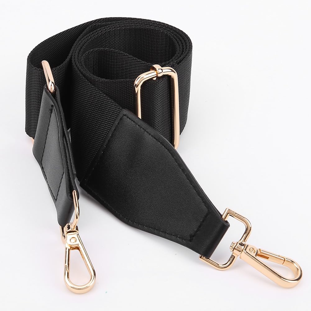 Bum Bags for Women - Nylon Crossbody Bags Cross Body Fanny Packs Trendy Bumbags Large Capacity Belt Purse (A01 Black) - Image 5