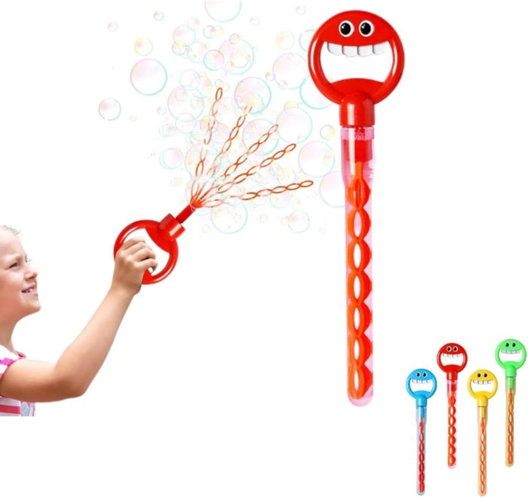 Amazon.co.jp: シャボン玉 スティック スマイリーフェイス 44cm 子供用