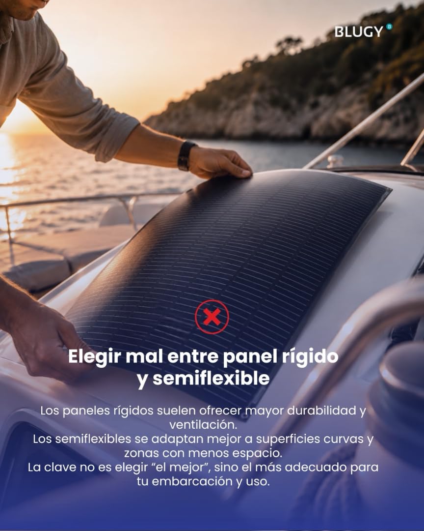 Pannello solare semi-flessibile 60 W BGSFP60, monocristallino 24,8% efficienza, ultraleggero, percorribile, curvabile, IP68, ideale per barche, camper e nautica