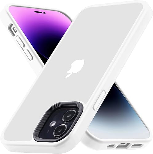 Miniatura 67 de Funda para iPhone 12, a prueba de golpes, para iPhone 12 Pro, protección contra caídas de grado militar, parte trasera dura, delgada, translúcida