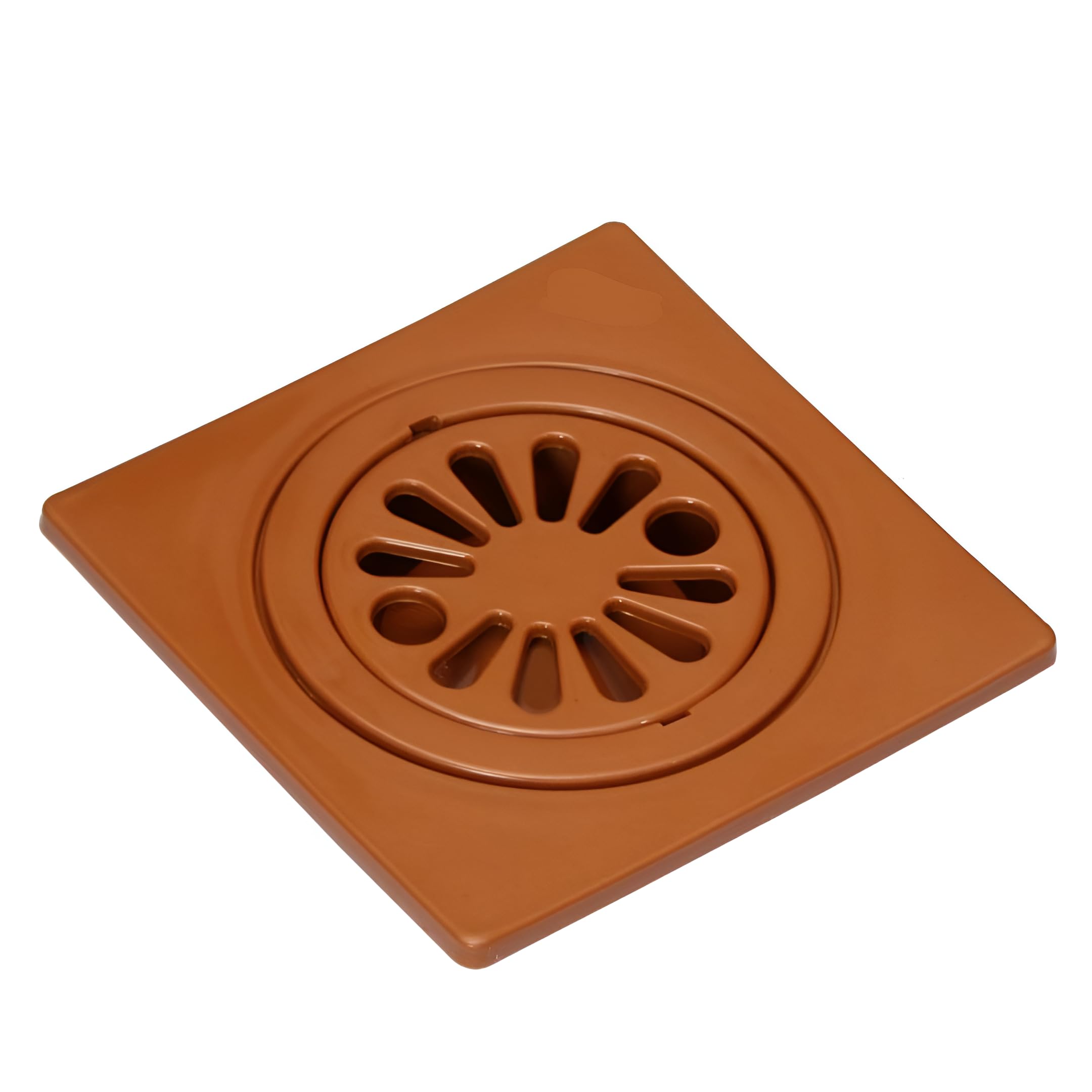 NEW WARE Square Plastic Shower Floor Drain/Strainer with Lid - 6 x 6 Inch, Brown (B0CPT3G8GH) Amazon Price History, Amazon Price Tracker