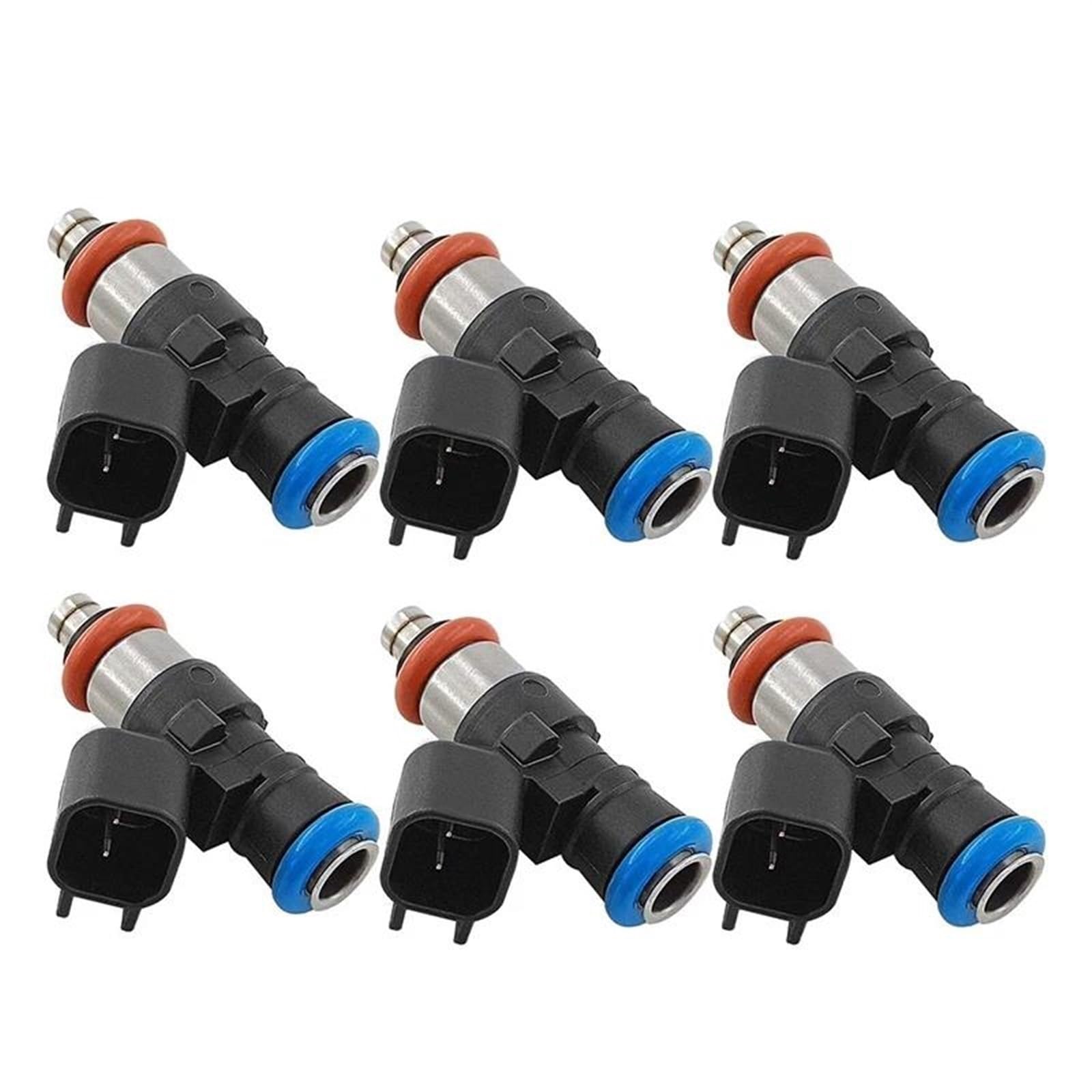 Hjkdsz One Color 6Pcs Engine Parts Fuel Injectors Injection Valve 0280158191 For Lincoln Mkz Mkx Mkt Mks 3.7L 2011-2017