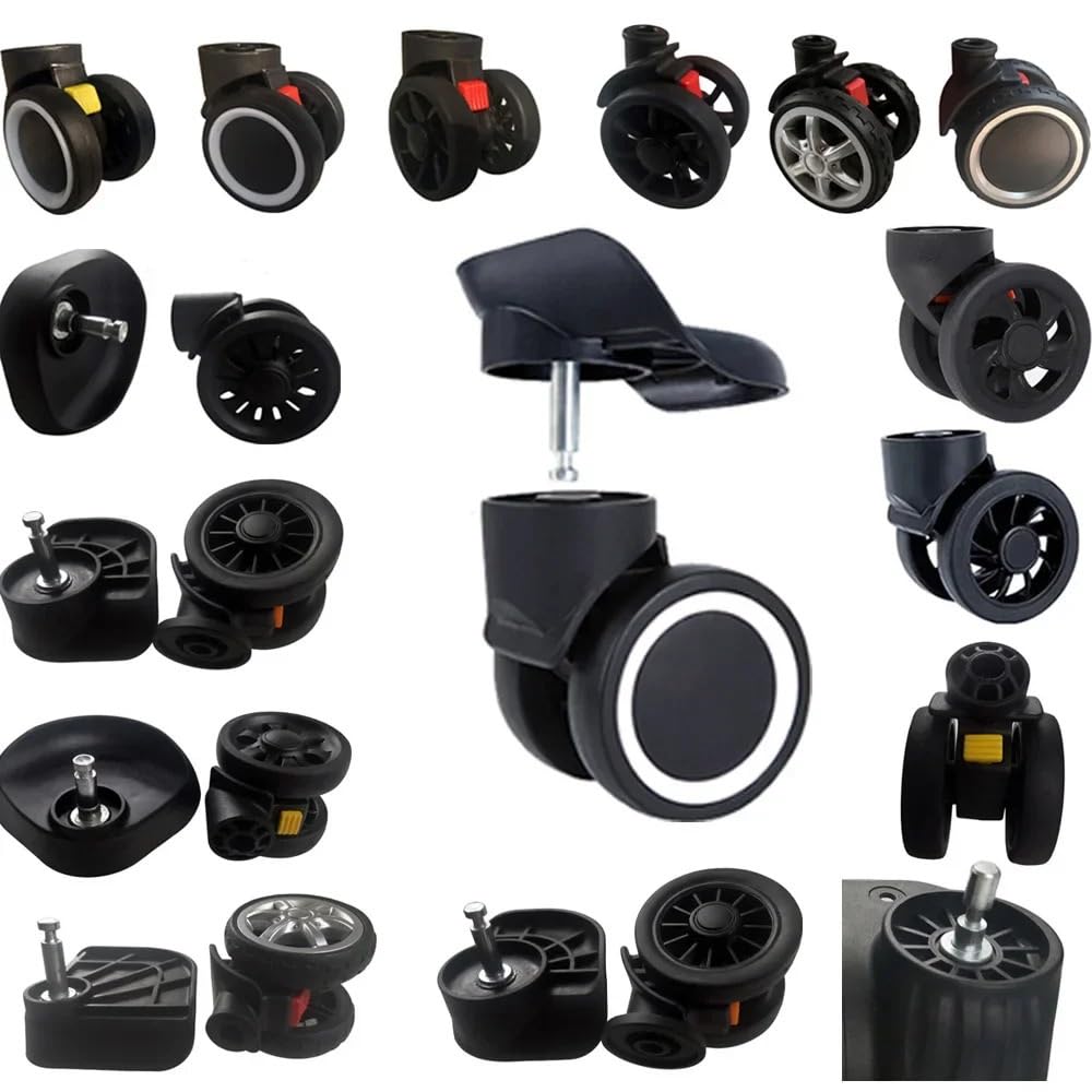Plug-In Abnehmbares Rad Zerlegbare Abnehmbare Universalräder Kofferzubehör Gepäck Ersatz Riemenscheibe Reparaturteile (Color : CL20-1Pair-2Wheels)