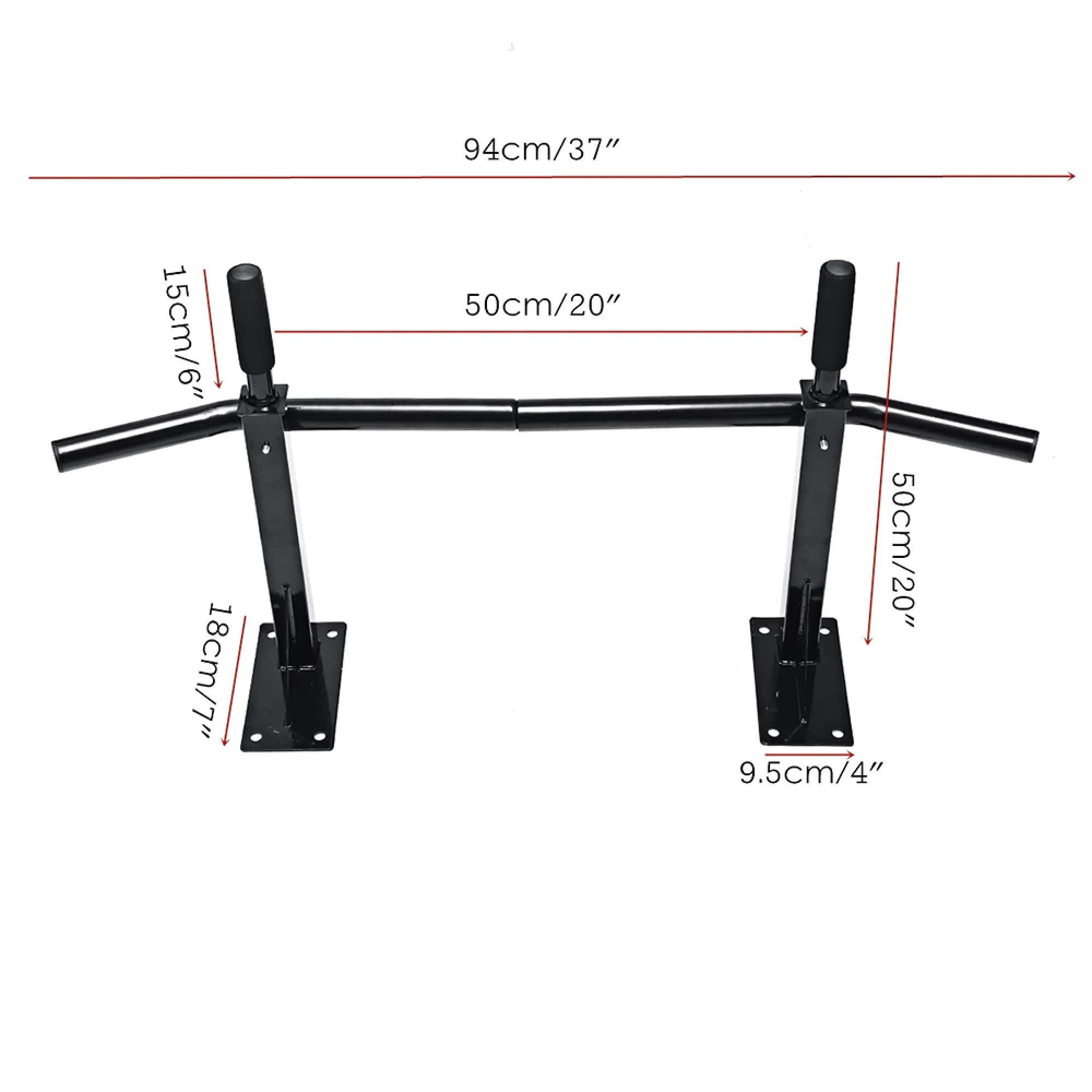 Dip-Station & Klimmzugstange für Heim-Fitnessstudio – 200 kg Kapazität, robuste Krafttrainingsstange für Körpergewicht-Workouts, Trainingsgeräte