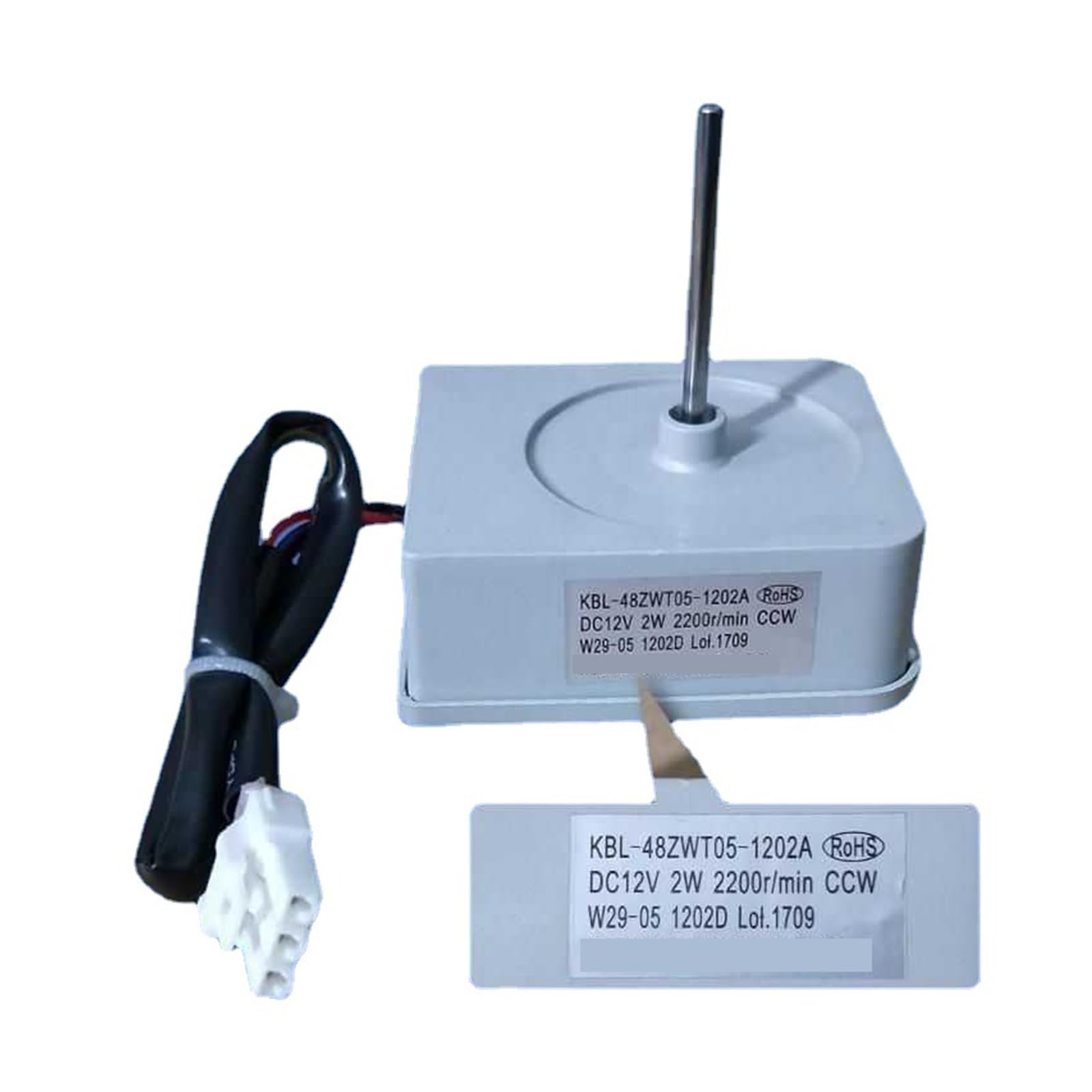 (DC12V 2W 2200r/min) Motor Del Ventilador Del Evaporador Del Refrigerador KBL-48ZWT05-1202A