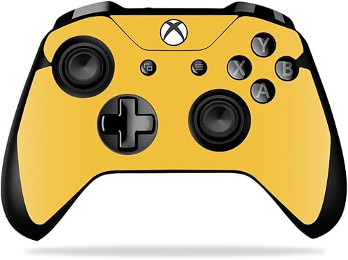 MightySkins Skin compatible con el controlador Microsoft Xbox One X - Caléndula sólida Cubierta protectora de vinilo duradera y única Fácil de