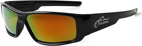 Miniatura 8 de Fishoholic - Lentes de sol polarizados para pesca con protección UV400, 5 opciones de color, con funda, regalo de pesca