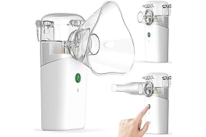 Máquina de terapia respiratoria portátil de batería y malla para nebulización, adecuada...