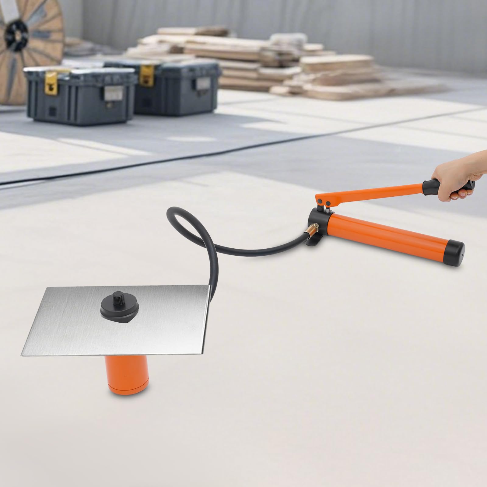 Set di punzonatrici idrauliche per fori Knockout, con 6 fustelle (1/2, 3/4, 1, 1-1/4, 1-1/2, 2 pollici), perforatrici idrauliche per industria, edilizia ed elettrici, lamiera di metallo