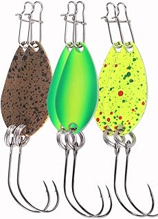 現金特価 特別価格thkfish 12個 ボックストラウト釣りスプーンセットハード餌シングルフック金属釣りルアーチャーパーチ好評販売中 エギ 餌木