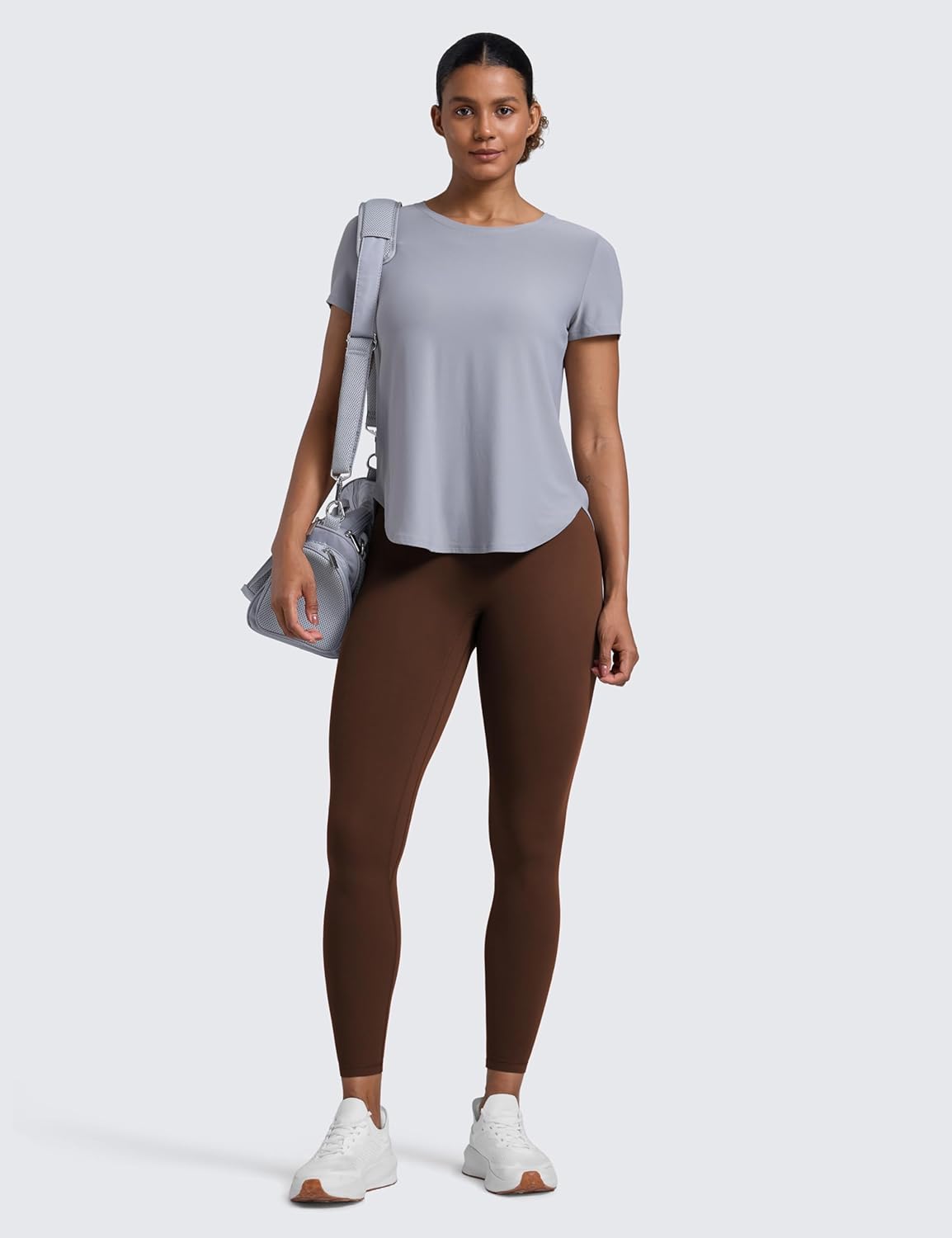 CRZ YOGA Secretsculpt Butterlift Workout Leggings 25" - No Front Seam High Waisted Womens Yoga Pants Booty Scrunch Butt - Image 3