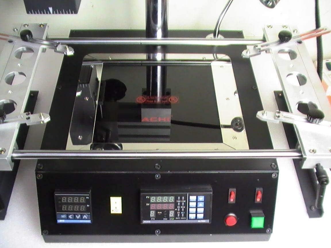CNCEST IR6500 BGA Rework Station Infrared Soldering Machine 1250W SMD SMT Welder Reflow Station for Xbox 360 PS3 Laptop Desktop Motherboard Repair CE Certified
