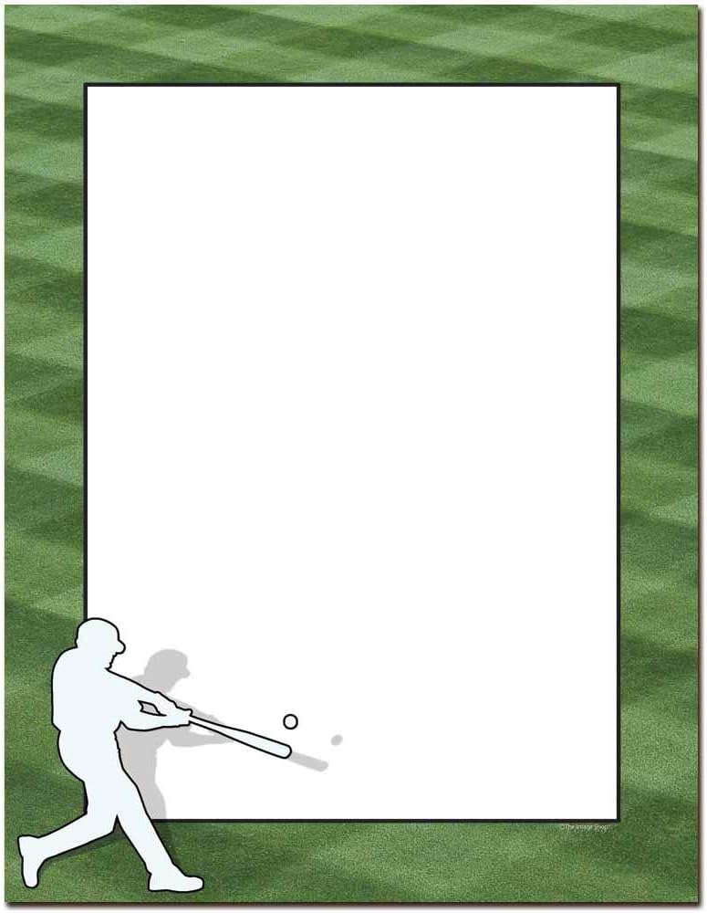 Baseball Letterhead Laser & Inkjet Printer Paper, 100 pack