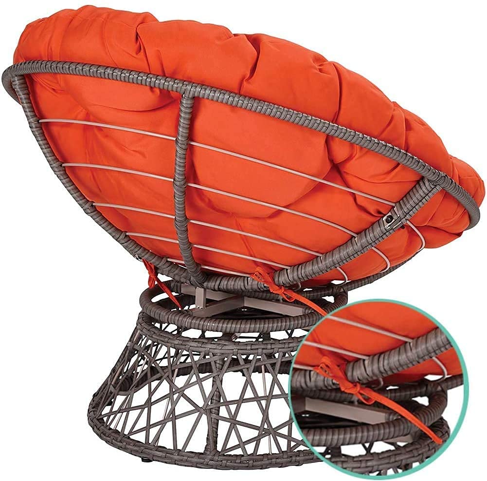Cuscino PAPASAN, cuscino per sedia papasan, cuscino per sedia sospesa, cuscino rotondo, vari colori e misure, cuscini su richiesta - Italia
