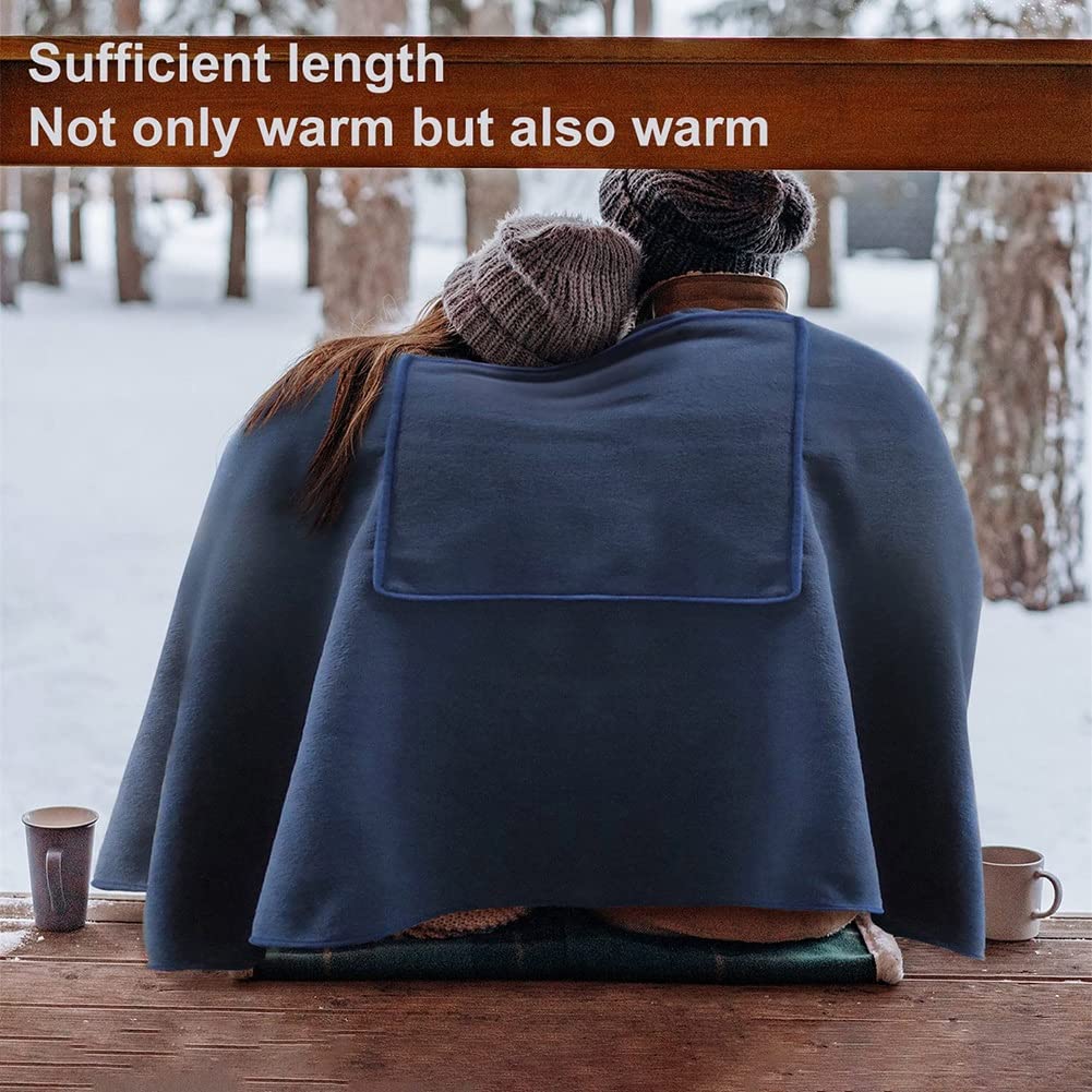 Scaldaletto Matrimoniale Coperta Elettrica 150 x 80 cm, USBCoperta riscaldante elettrica,Scialle riscaldante indossabile con 3 Livelli di Temperatura per i Viaggi in Ufficio a casa Interruttore