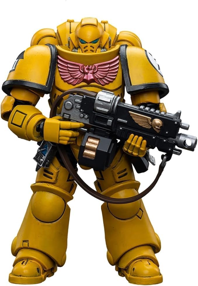 HiPlayJoyToy 1:18 Scale Warhammer 40K Imperial Fists Intercessors Collectible Action Figure JT3327