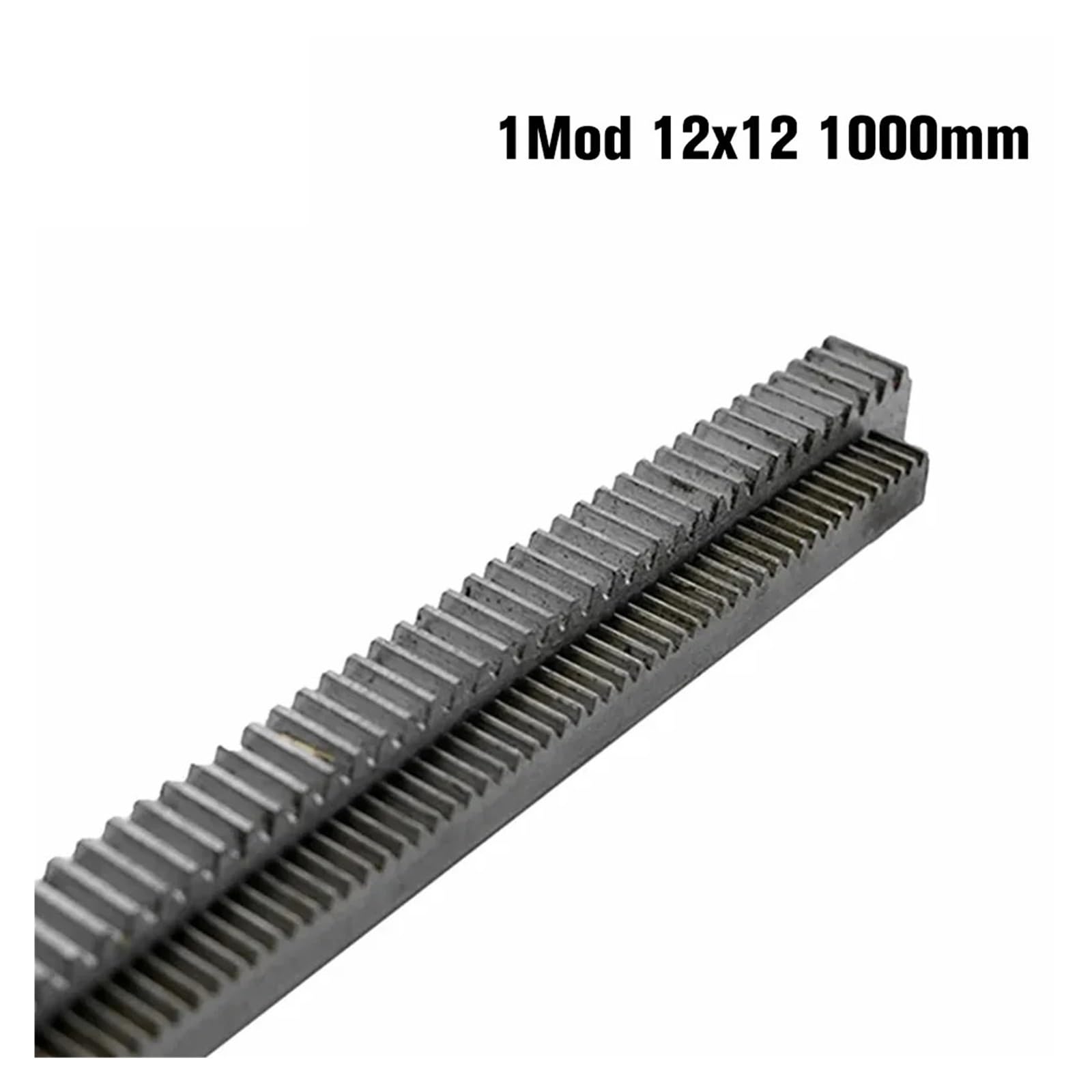 Estante de engranaje recto de precisión de 1M 1Mod 12x12mm for fresadora de torno de grabado, 1 Uds.