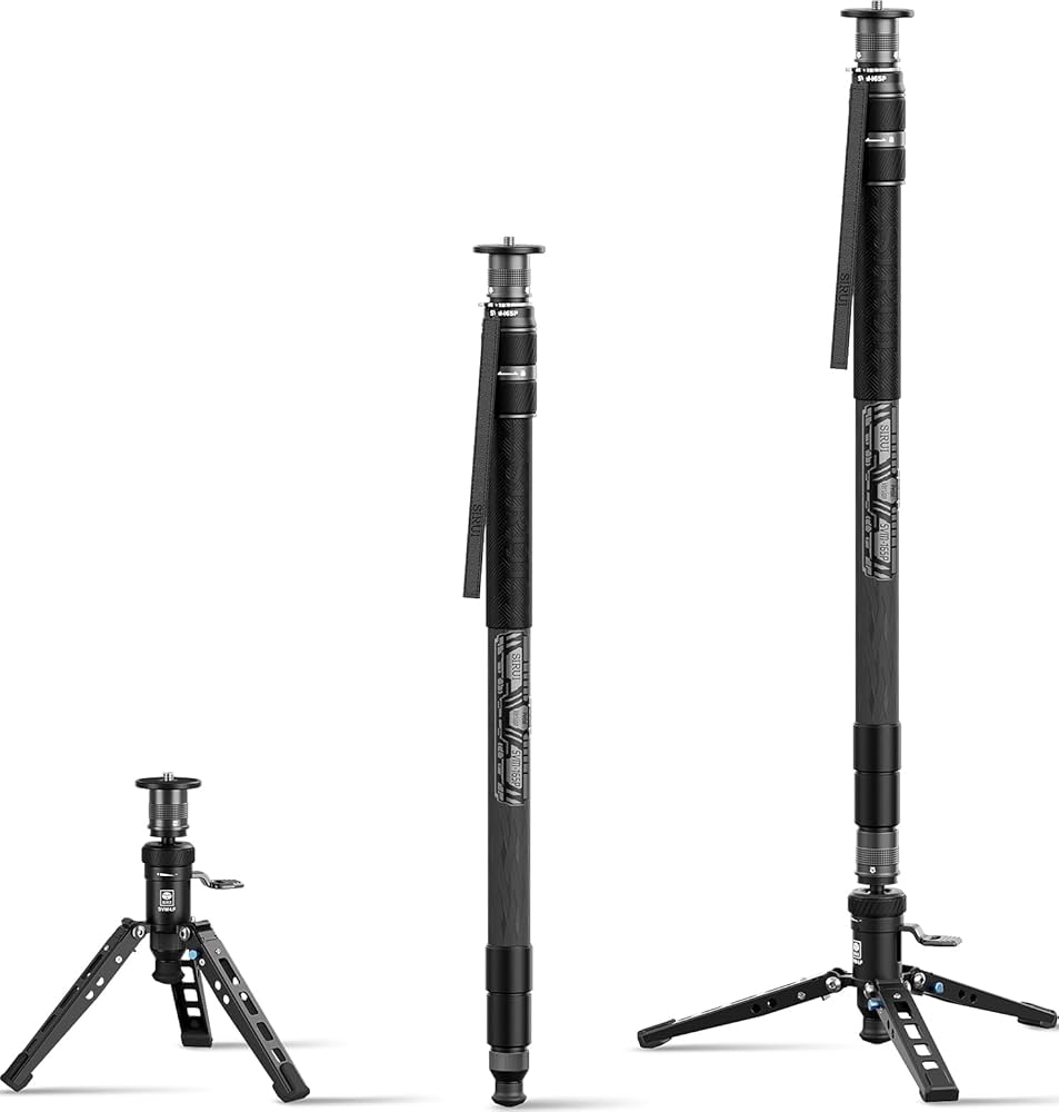 【ほぼ新品】SIRUI 一脚トラベル一脚 カーボン製 SVM-165 SIRUI SVM145 SVM165 SVM145P SVM165P ペダルバージョン