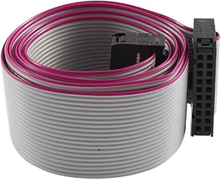 Aexit Hard Drive Bulk Cables 100cm Feamle IDC 20 Pin Extension Wire Flat Flat Cables Cable