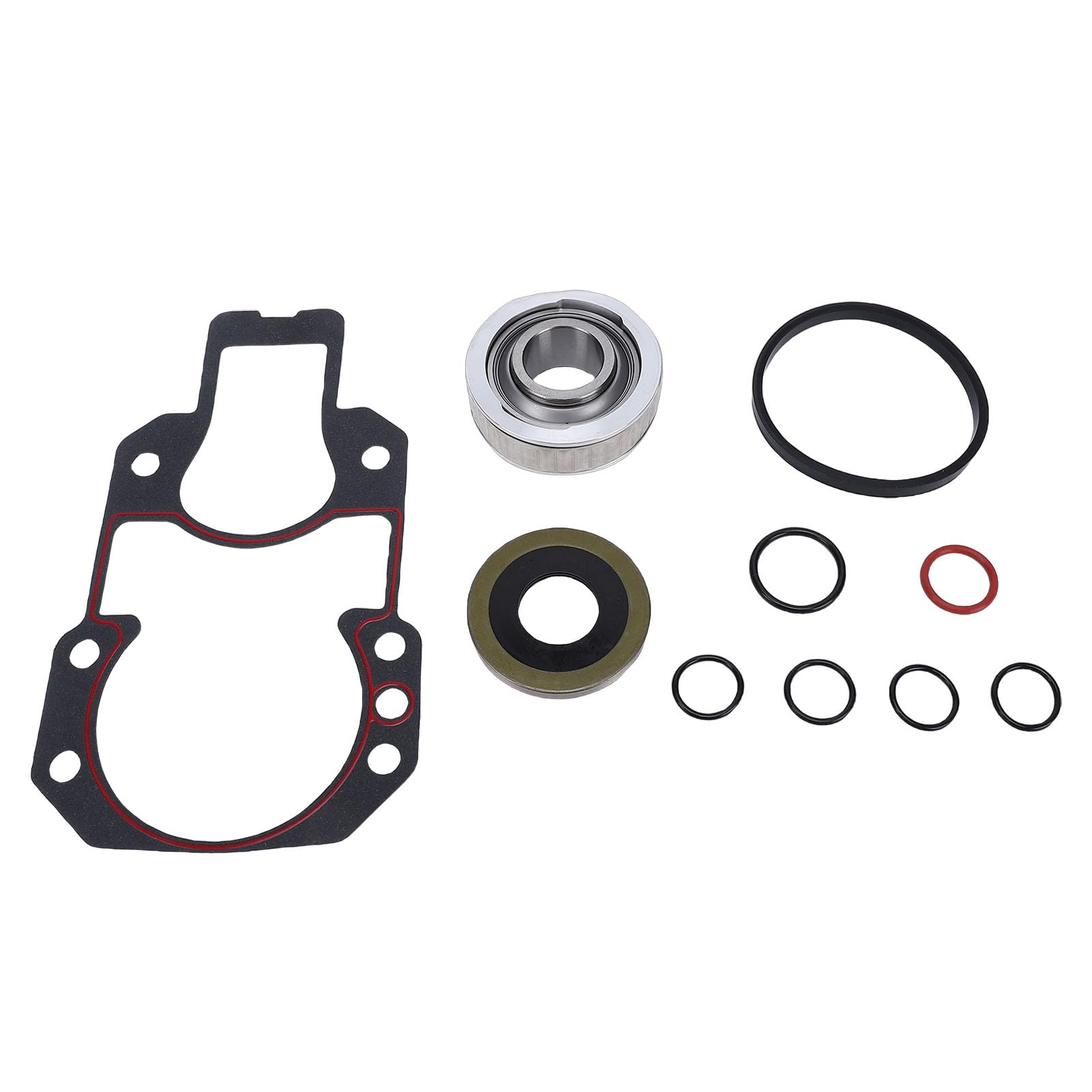 Generic Kit Guarnizioni Cuscinetto Giunto Universale 27 di Ricambio, Migliora le Prestazioni per Mercruiser, 7 O-ring Inclusi