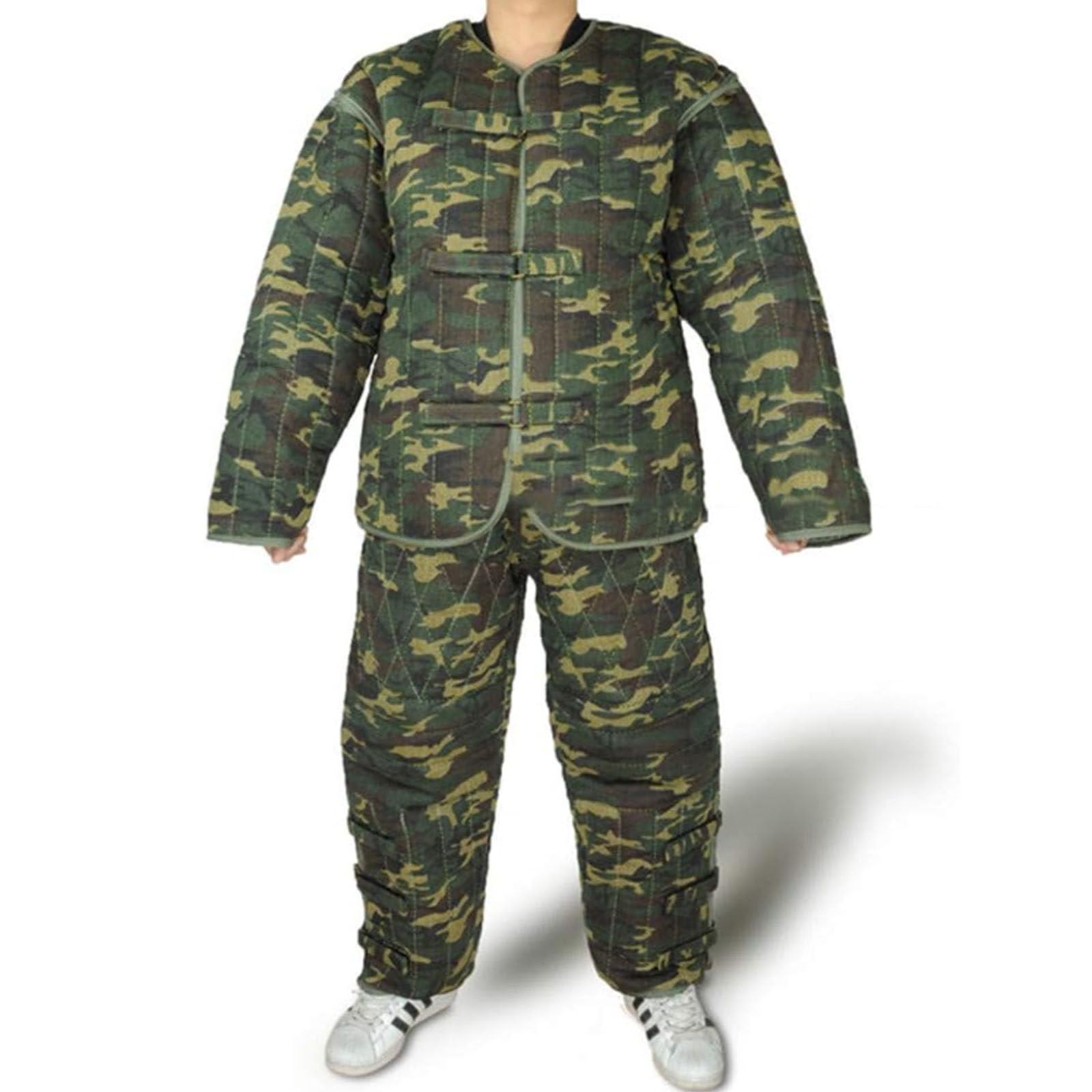 Ropa protectora para perros de adiestramiento, traje profesional de protección corporal para perros grandes, mangas antimordeduras, chaqueta y pantalones de adiestramiento para perros policía.